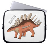 Kentrosaurus-Cartoon Laptopschutzhülle (Vorderseite)