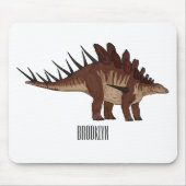 Kentrosaurus-Cartoon Mousepad (Vorne)
