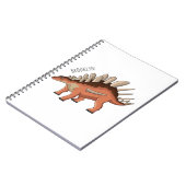 Kentrosaurus-Cartoon Notizblock (Linke Seite)