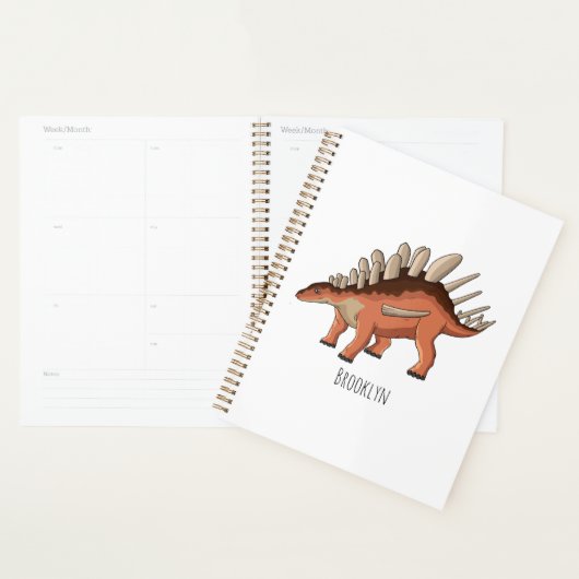 Kentrosaurus-Cartoon Planer (Anzeige)