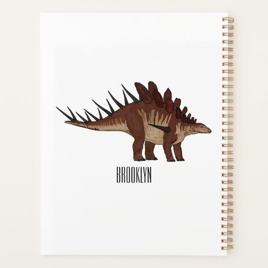 Kentrosaurus-Cartoon Planer (Rückseite)