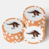 Kentrosaurus-Cartoon Pokerchips (Stapel)