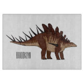 Kentrosaurus-Cartoon Schneidebrett (Vorderseite)