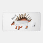 Kentrosaurus-Cartoon Schreibtischunterlage (Tastatur & Maus)