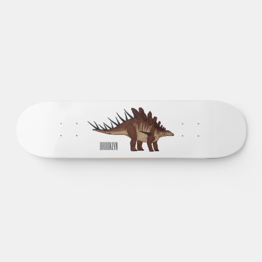 Kentrosaurus-Cartoon Skateboard (Horizontal)