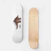 Kentrosaurus-Cartoon Skateboard (Vorderseite)