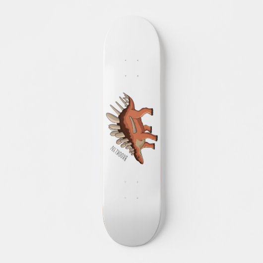 Kentrosaurus-Cartoon Skateboard (Vorne)