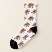 Kentrosaurus-Cartoon Socken (Links - Außen)