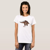 Kentrosaurus-Cartoon T-Shirt (Vorne ganz)
