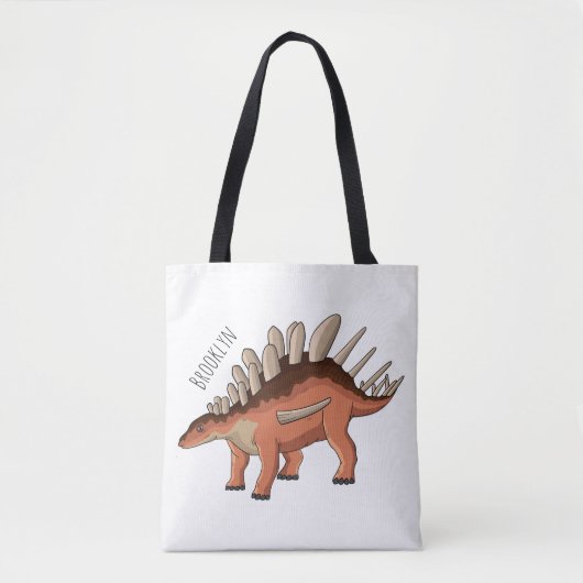 Kentrosaurus-Cartoon Tasche (Vorderseite)