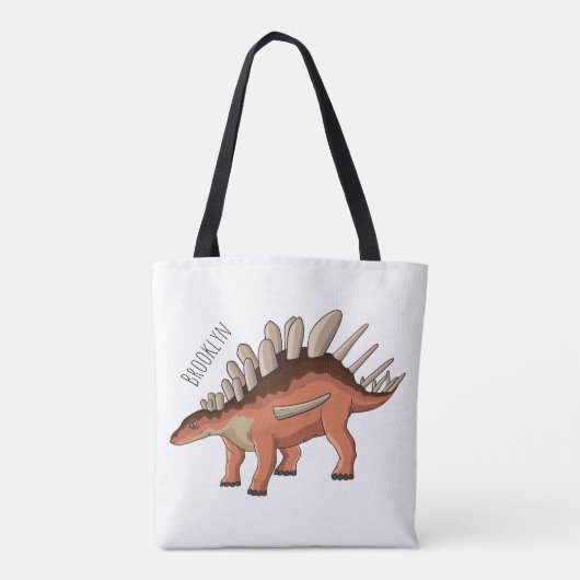 Kentrosaurus-Cartoon Tasche (Rückseite)
