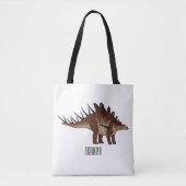 Kentrosaurus-Cartoon Tasche (Vorderseite)