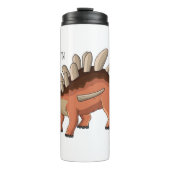 Kentrosaurus-Cartoon Thermosbecher (Vorderseite)