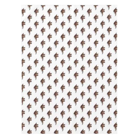 Kentrosaurus-Cartoon Tischdecke (Vorderseite)