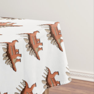 Kentrosaurus-Cartoon Tischdecke