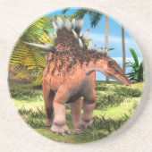 Kentrosaurus Dinosaur Dschungel Prähistorische Kun Getränkeuntersetzer (Vorne)