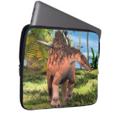 Kentrosaurus Dinosaur Dschungel Prähistorische Kun Laptopschutzhülle (Vorne Rechts)