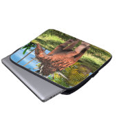 Kentrosaurus Dinosaur Dschungel Prähistorische Kun Laptopschutzhülle (Vorne Knopf)