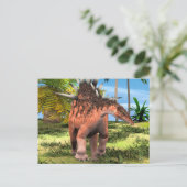 Kentrosaurus Dinosaur Dschungel Prähistorische Kun Postkarte (Stehend Vorderseite)