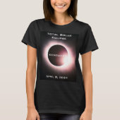 KENTUCKEY Gesamte Sonnenfinsternis 8. April 2024 T-Shirt (Vorderseite)