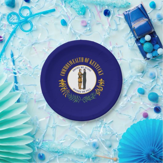 Kentuckian Flag, Flag of Kentucky Pappteller (Party)