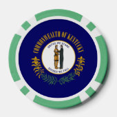 Kentuckian Flag, Flag of Kentucky Pokerchips (Rückseite)