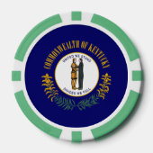 Kentuckian Flag, Flag of Kentucky Pokerchips (Vorderseite)