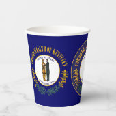 Kentuckian Flag & Seal, Flag of Kentucky Pappbecher (Vorderseite)