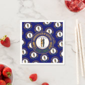 Kentuckian Flag & Seal, Kentucky Serviette (Beispiel)