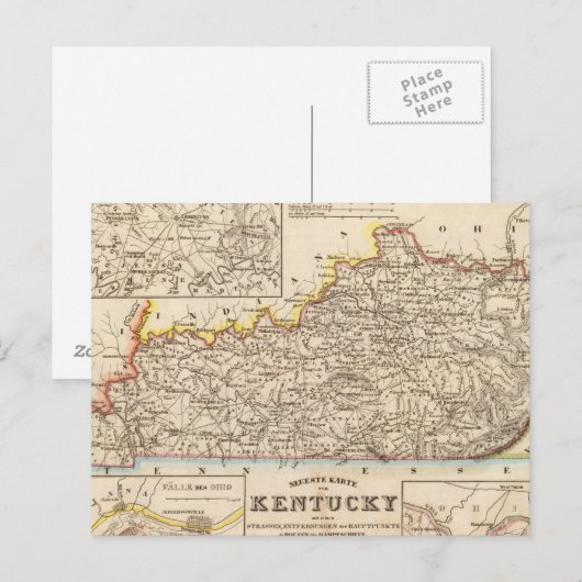 Kentucky 4 postkarte (Vorne/Hinten)