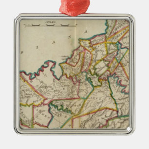 Kentucky 6 silbernes ornament