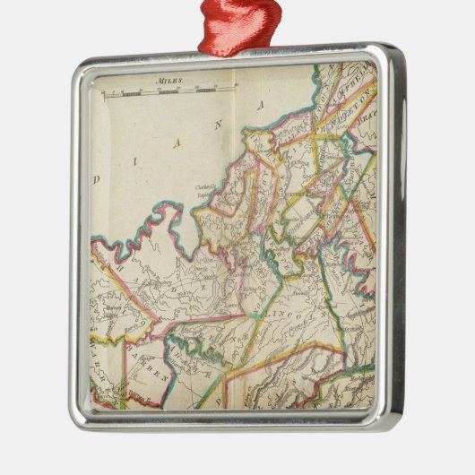 Kentucky 6 silbernes ornament (Links)