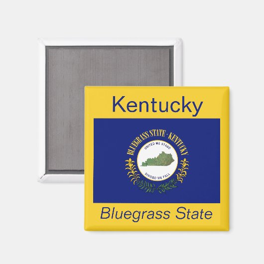 Kentucky Banner Magnet (Vorderseite/Rückseite)