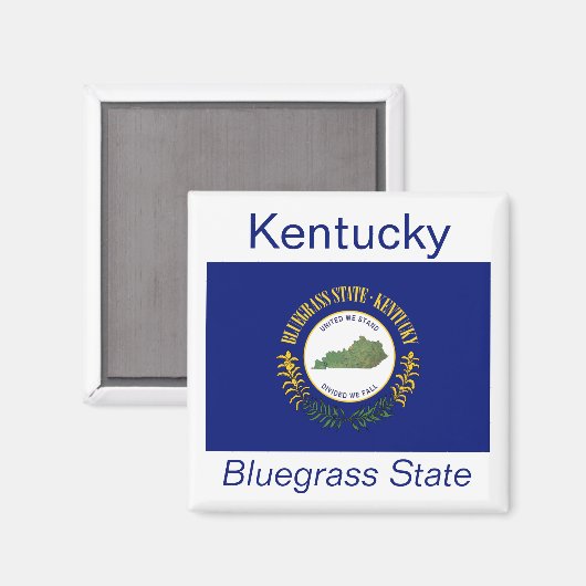 Kentucky Banner Magnet (Vorderseite/Rückseite)