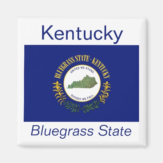 Kentucky Banner Magnet (Vorne)