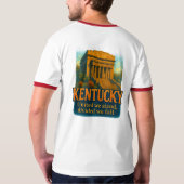 Kentucky beautifully crafted artistic T-shirt desi (Schwarz voll)