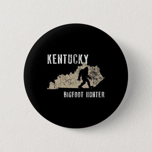 Kentucky Bigfoot Hunter Button (Vorderseite)