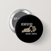 Kentucky Bigfoot Hunter Button (Vorne & Hinten)