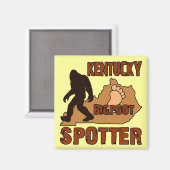 Kentucky Bigfoot Spotter Magnet (Vorderseite/Rückseite)