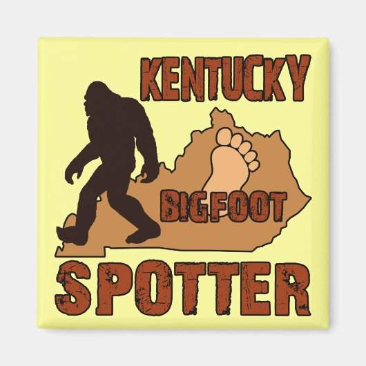 Kentucky Bigfoot Spotter Magnet (Vorne)