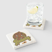 Kentucky Bigfoot Untersetzer (Seitenansicht)