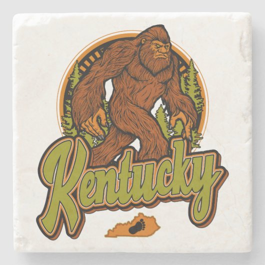 Kentucky Bigfoot Untersetzer (Vorderseite)