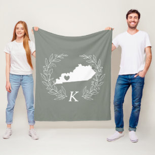 Kentucky-Blätter für Kentucky-Kartenkranz Fleecedecke