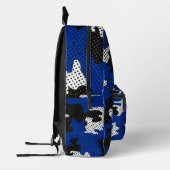 Kentucky Blue White Classic Camo Pattern Bedruckter Rucksack (Links)