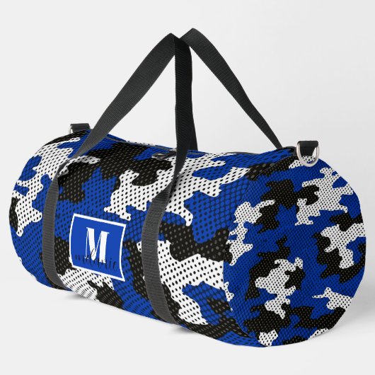 Kentucky Blue White Classic Camo Pattern Duffle Bag (Linke Ecke)
