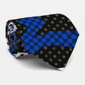 Kentucky Blue White Classic Camo Pattern Krawatte (Gerollt)