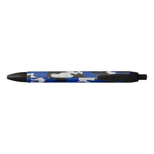 Kentucky Blue White Classic Camo Pattern Kugelschreiber (Rückseite)