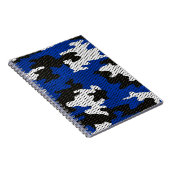 Kentucky Blue White Classic Camo Pattern Notizblock (Rechte Seite)