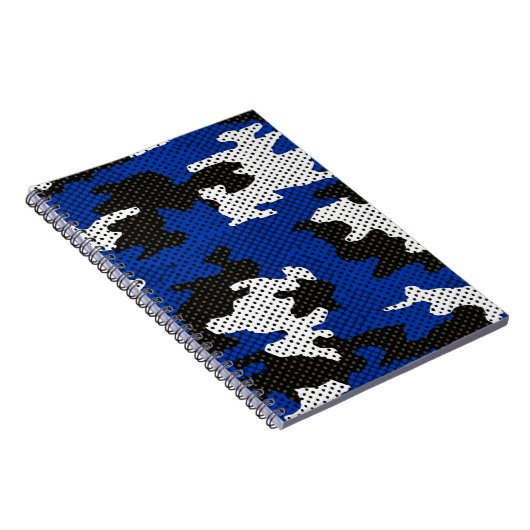 Kentucky Blue White Classic Camo Pattern Notizblock (Rechte Seite)