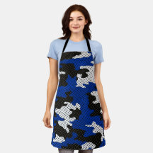 Kentucky Blue White Classic Camo Pattern